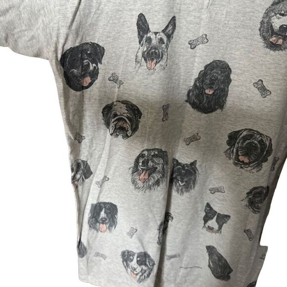 VTG 1995 Relevant Products All Over Dogs Shirt USA OS - Picture 2 of 6